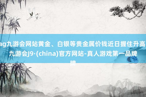 ag九游会网站黄金、白银等贵金属价钱近日握住升高-九游会J9·(china)官方网站-真人游戏第一品牌