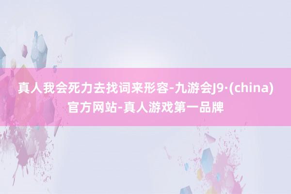 真人我会死力去找词来形容-九游会J9·(china)官方网站-真人游戏第一品牌