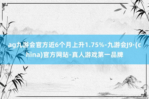 ag九游会官方近6个月上升1.75%-九游会J9·(china)官方网站-真人游戏第一品牌